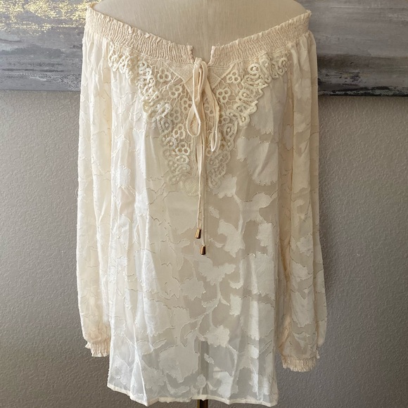 Sheilay Tops - Sheer Blouse